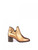 Mid Heel Gold Ankle Boots