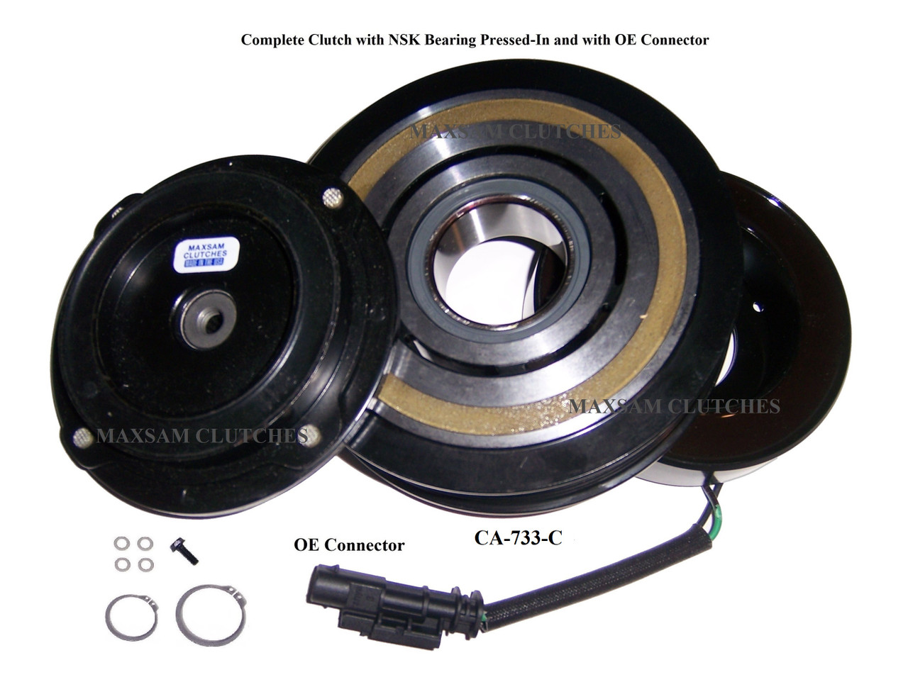 Chevy Impala & Limited 2012 - 2016 3.6 Liter AC Compressor Complete CLUTCH (Read Details) Made by Maxsam Clutches in the USA