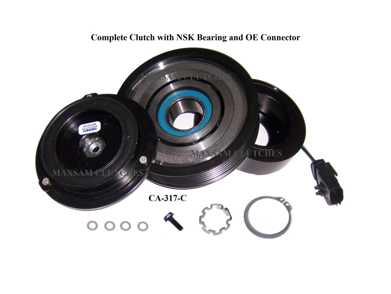 Dodge Avenger 2011 - 2014 3.6 Liter, AC Compressor Complete CLUTCH (Read Details) Made by Maxsam Clutches in the USA