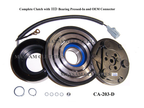 Dodge Dakota 1996 - 2002 2.5 Liter AC Compressor Complete CLUTCH. Fits: Sanden 4691. (Read Details) Made by Maxsam Clutches in the USA