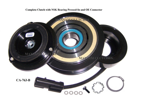 Dodge Challenger, 2011 - 2014, 5.7, 6.4 Liter, AC Compressor Complete CLUTCH (Read Details) Made by Maxsam Clutches in the USA