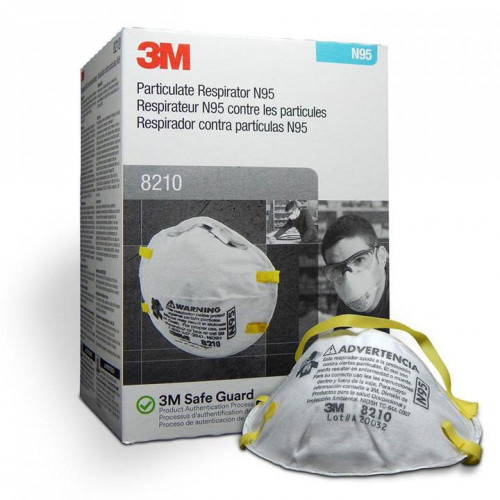 3M N95 model 8210 NIOSH / Pack of 160 Masks