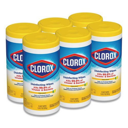 75-Ct Clorox Disinfecting Wipes in Can (12pc) Mix (Fresh&Lemon)
