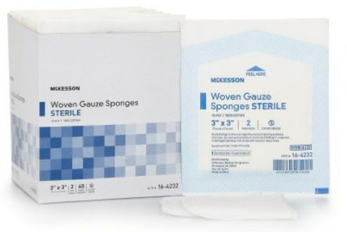 McKesson 12-Ply Gauze Sponges, Sterile