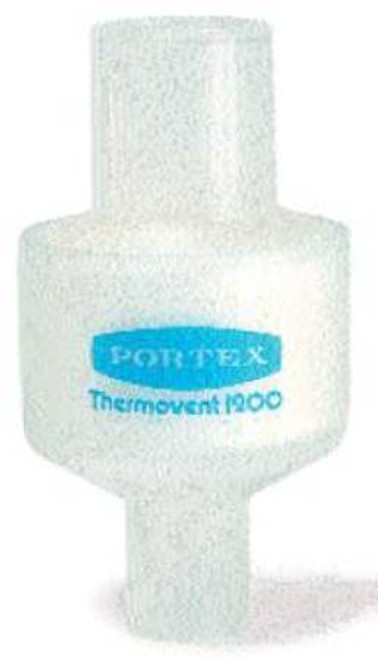 Heat and Moisture Exchanger Portex® Thermovent® 1200 24 @ 1000 mg H2O / L @ Vt 0.4 @ 30, 1.2 @ 60, 2.4 @ 90 mg H2O at L/min
