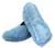 Shoe Cover One Size Fits Most Shoe High No Traction Sole Blue NonSterile