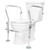 Toilet Safety Rail drive™ White / Gray Aluminum