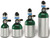 Invacare® HomeFill® Oxygen Cylinder Size M9 Aluminum
