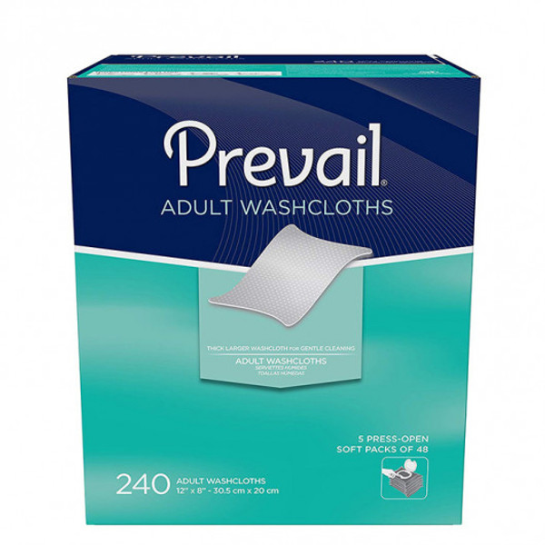 Prevail 240ct Adult Washcloths