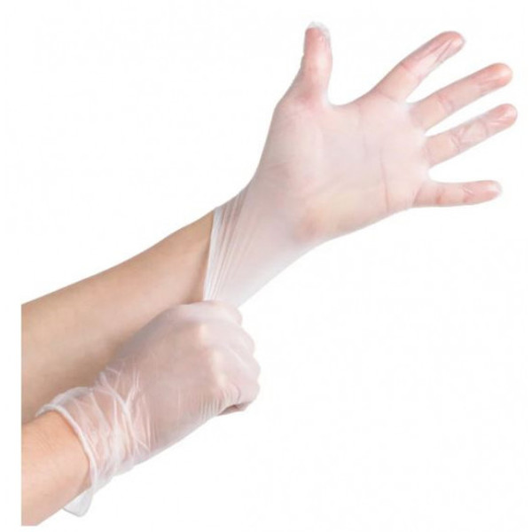 Latex and Powder-Free Disposable Clear Gloves
