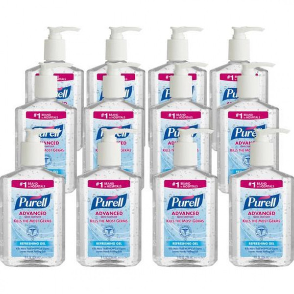 8 oz. Purell Advanced Hand Sanitizer Gel (24pc)