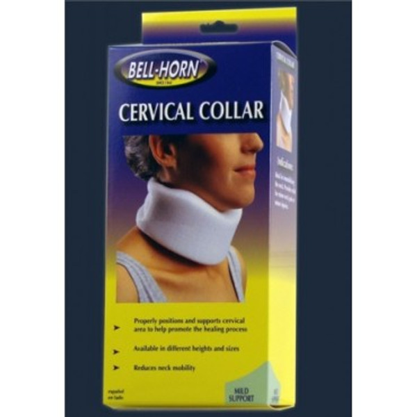 Cervical Collar Bell-Horn® Low Contoured / Medium Density Adult One Size Fits Most One-Piece 3-1/2 Inch Height 13 to 19 Inch Neck Circumference