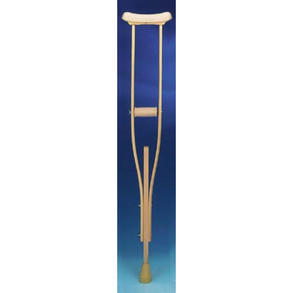 Underarm Crutches Wood Frame Adult