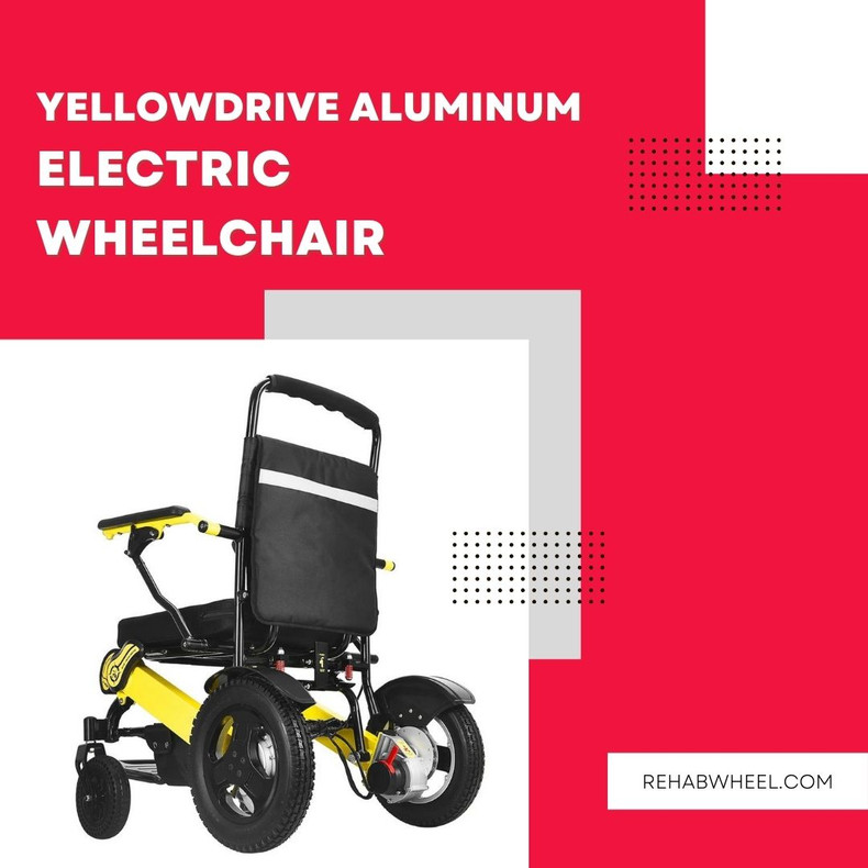 YELLOWDRIVE ALUMINUM ELECTRIC WHEELCHAIR