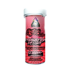 Discover the Sweetness of Adios MF 12000mg THCA Gummies - Strawberry Delight Discover the Sweetness of Adios MF 12000mg THCA Gummies - Strawberry Delight