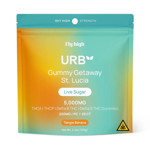 Tangie Banana THCA Live Sugar Gummies from Urb Tangie Banana THCA Live Sugar Gummies from Urb