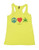 ACS Peace, Love & Herb Neon Racerback Tank in Womens Size Large.