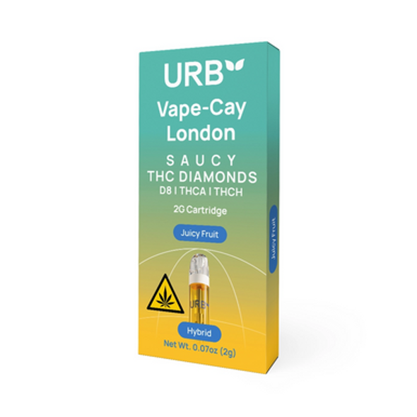 Saucy Diamonds Juicy Fruit  Vape Cartridge