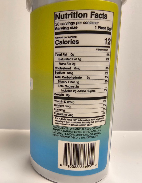 Blue Razz Limon Delta 9 THC Gummies - 450mg