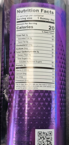 Adios MF 12000mg THCA Gummies - Purple Paradise