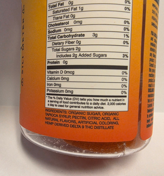 Mango Mistress 450mg D9 Gummies