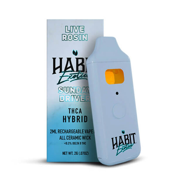 Habit 2g Live Rosin THCA Disposable Vape