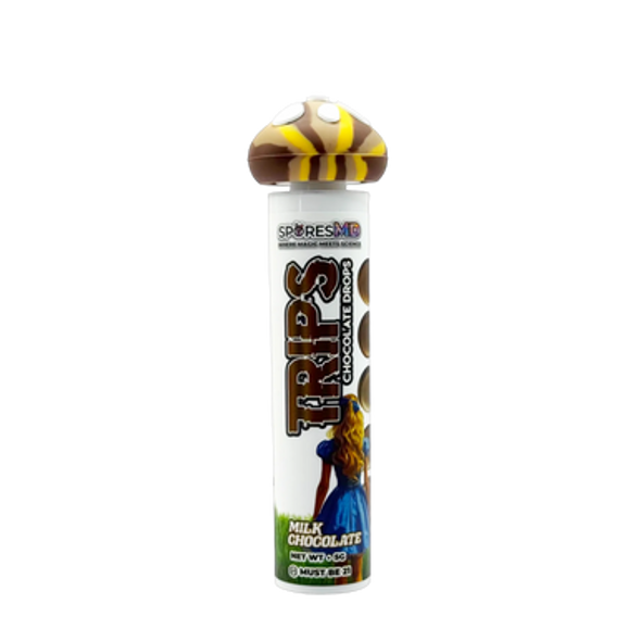 Milk Chocolate Trips Mushroom Chocolate Drops
