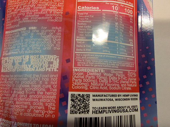 Mega Dose THC Gummies