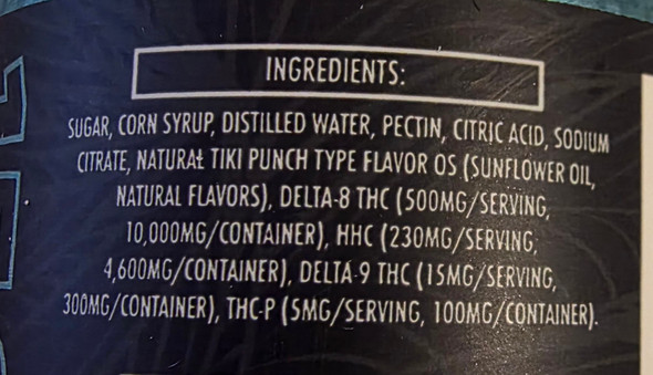 Torch 15,000mg Hulk Live Resin Gummies - Tropical Punch