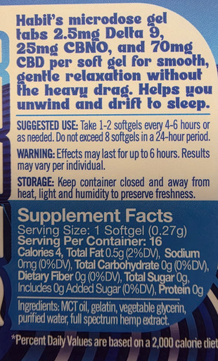 Sleep Capsules with CBN, CBD, and Delta 9