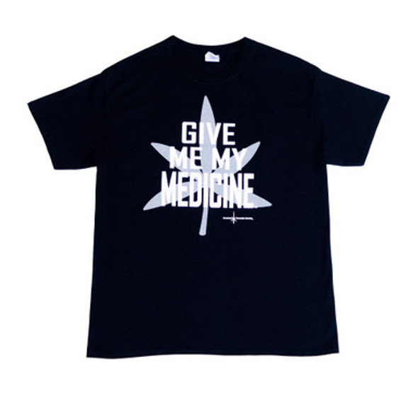 ACS Give Me My Medicine Vintage Black Tee in Size Small