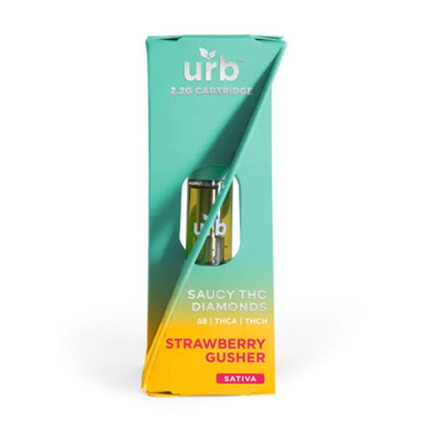 Urb 2.2 Gram Strawberry Gusher Vape Cartridge