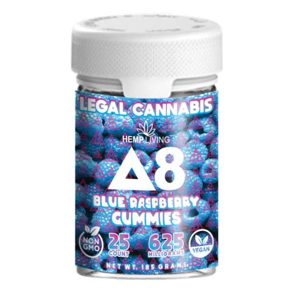 Purchase D8 Blue Raspberry Gummies at GreenRX™