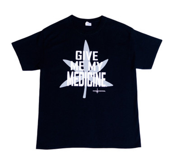 ACS Vintage Black Give Me My Medicine T-Shirt in Size Medium.