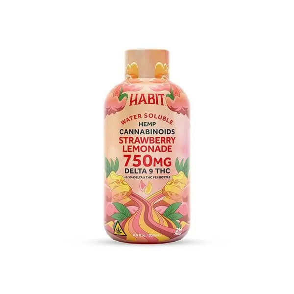 750mg Delta 9 Strawberry Lemonade Syrup