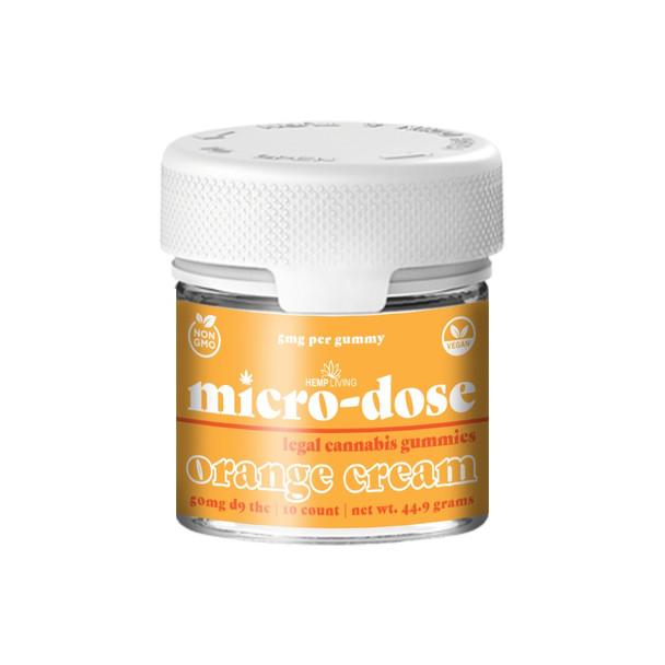 Orange Cream 50mg Delta 9 Gummies