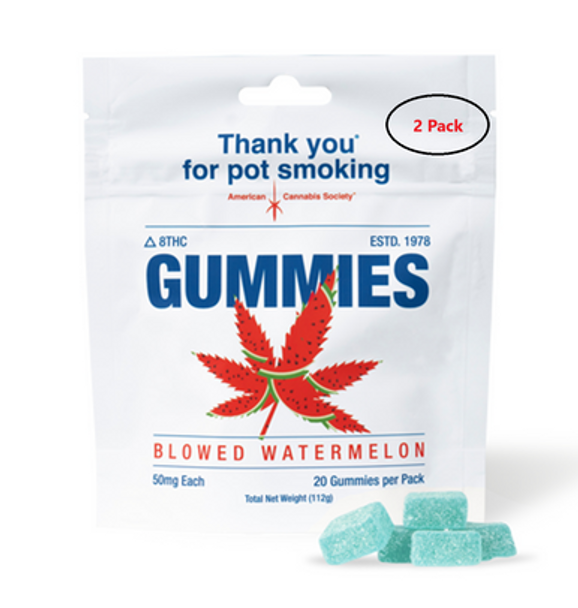 Blowed Watermelon Thank You For Pot Smoking Gummies®