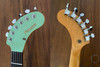 Fernandes ZO-3, Surf Green, 2000s Nomad Travel Guitar, w/Onboard Speaker