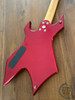 BC Rich Warlock Bass Guitar, Candy Apple Red, 2000’s