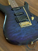 Fernandes HSS Super Strat, Quilted Blue Burst, MIJ, 1990s