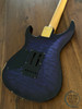 Fernandes HSS Super Strat, Quilted Blue Burst, MIJ, 1990s