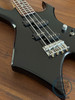 BC Rich Warlock Bass Guitar, Metallic Black, 2000’s