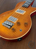 Edwards Les Paul Bass, by ESP, Flamed Amber Burst, 1998, Made In Japan