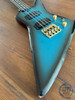 Aria Pro II, Explorer Bass, ZZB Deluxe, MIJ 1983, Blue Black Burst