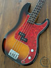 Fender Precision Bass, '62, 3 Tone Sunburst, 1994, Red Tort Guard