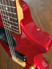 Fernandes ZO-3, Metallic Red, 2000s Nomad Travel Guitar, w/Onboard Speaker