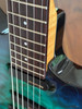 Fernandes HSS Super Strat, Quilted Aqua Burst, MIJ, 1990s