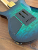 Fernandes HSS Super Strat, Quilted Aqua Burst, MIJ, 1990s