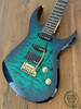 Fernandes HSS Super Strat, Quilted Aqua Burst, MIJ, 1990s