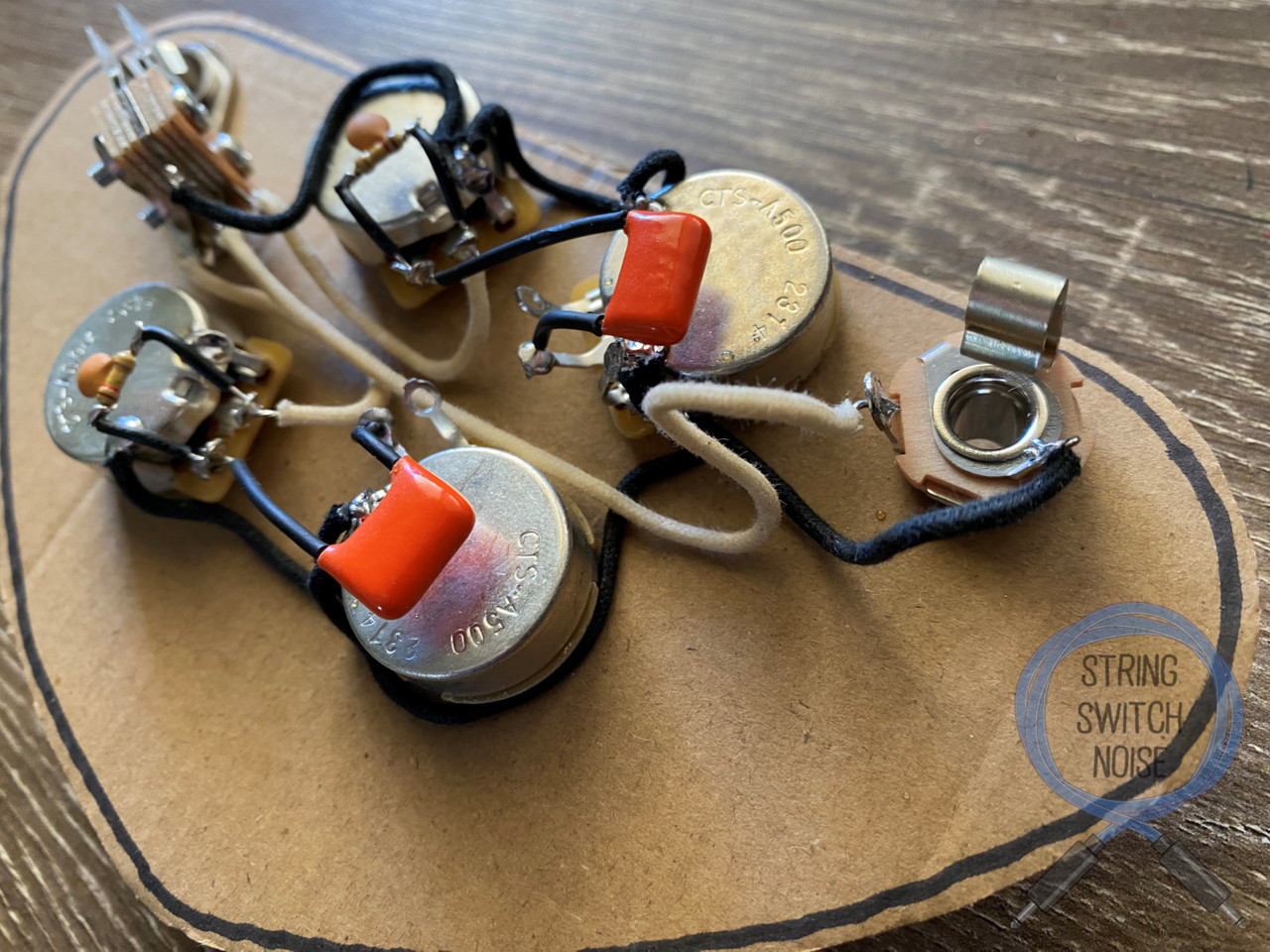 (Gibson) SG Wiring Harness - CTS, Switchcraft, SPRAGUE, Treble Bleed